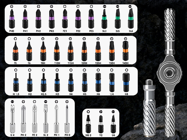40 In 1 Magnetic Ratchet Screwdriver Set