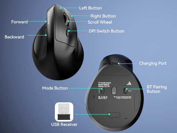 rechargeable wireless mouse