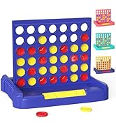 Pup Go 4 in a Row Game, Connect &amp; Win Four in a Row Board Game, Portable 2-Player Strategy Games ...