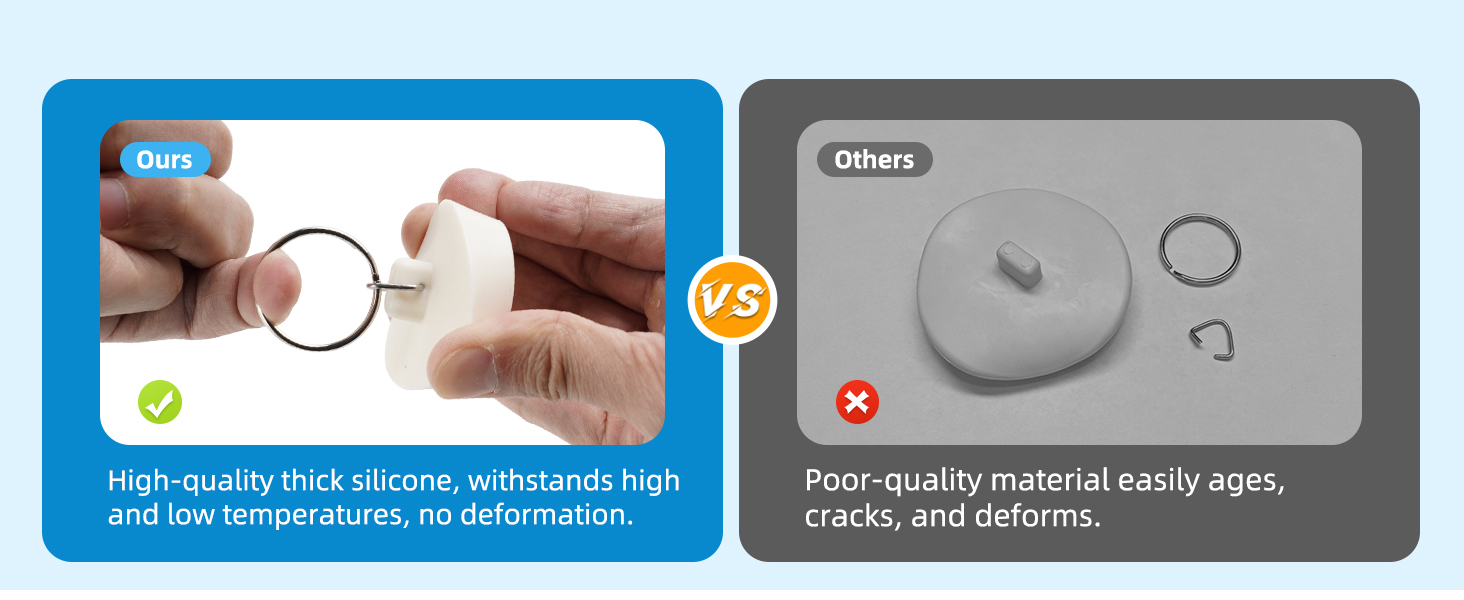 drain plug with pull ring for bathtub