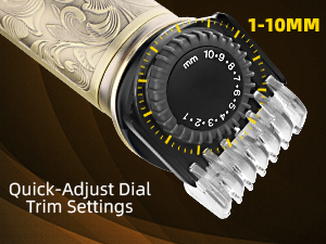 Adjustable dial trim settings