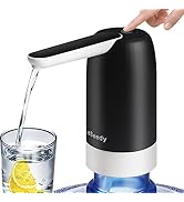 eSeedy Water Dispenser for 5 Gallon Bottle, Portable Rechargeable Electric Water Jug Pump, USB Ch...