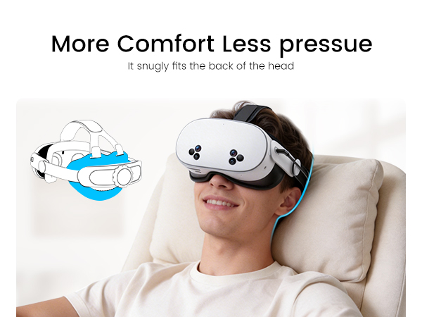 Comfortable quest 3s head strap