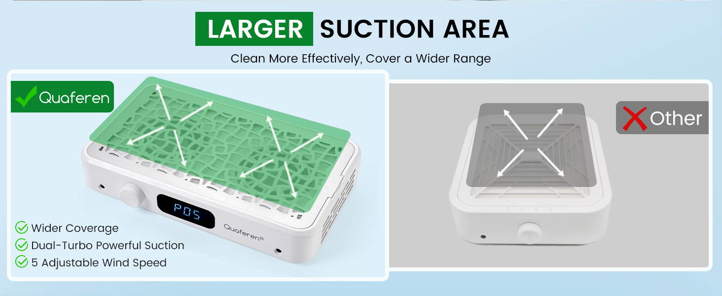 nail dust collector nail tech professional portable vacuum quiet fan gel vent filter women