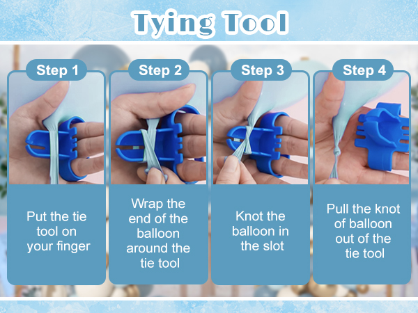  blue balloons