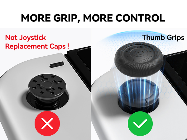more grip more control