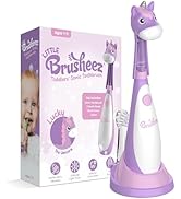 Brusheez Little Toddlers’ Sonic Toothbrush - Safe &amp; Gentle Toothbrush for Ages 1-3 with Built-in,...