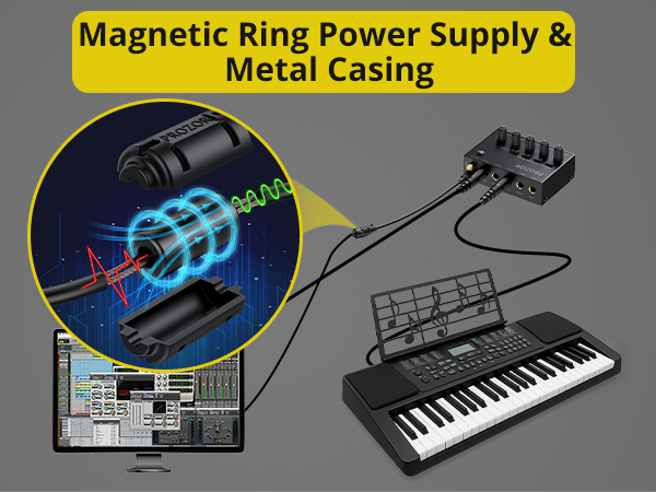 Low Noise USB Powered Audio Mixer