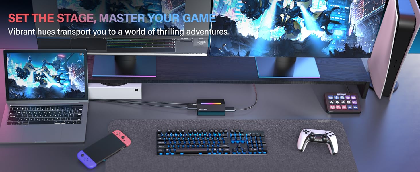 game capture card for OBS studio