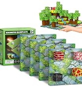 Magnetic Blocks Baseplate, Base Plate for Minecraft Magnetic Building Blocks