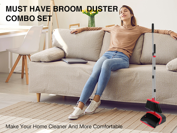 Broom and Dustpan Set