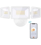 Onforu 55W Smart LED Flood Lights Outdoor, 5500LM, Tunable 2700K-6500K, APP Control, WiFi Alexa S...
