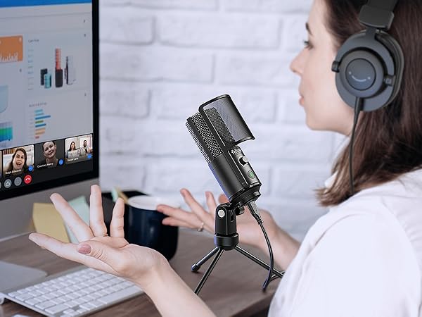 recording podcast mic for video conference