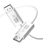 huaham 16K Fiber Optic DisplayPort 2.1 Cable 3.3ft, DP 2.1 Cable [16K@30Hz, 8K@60Hz, 4K@240Hz] 80...