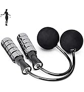 APLUGTEK Jump Rope, Training Ropeless Skipping Rope for Fitness, Adjustable Weighted Cordless Jum...
