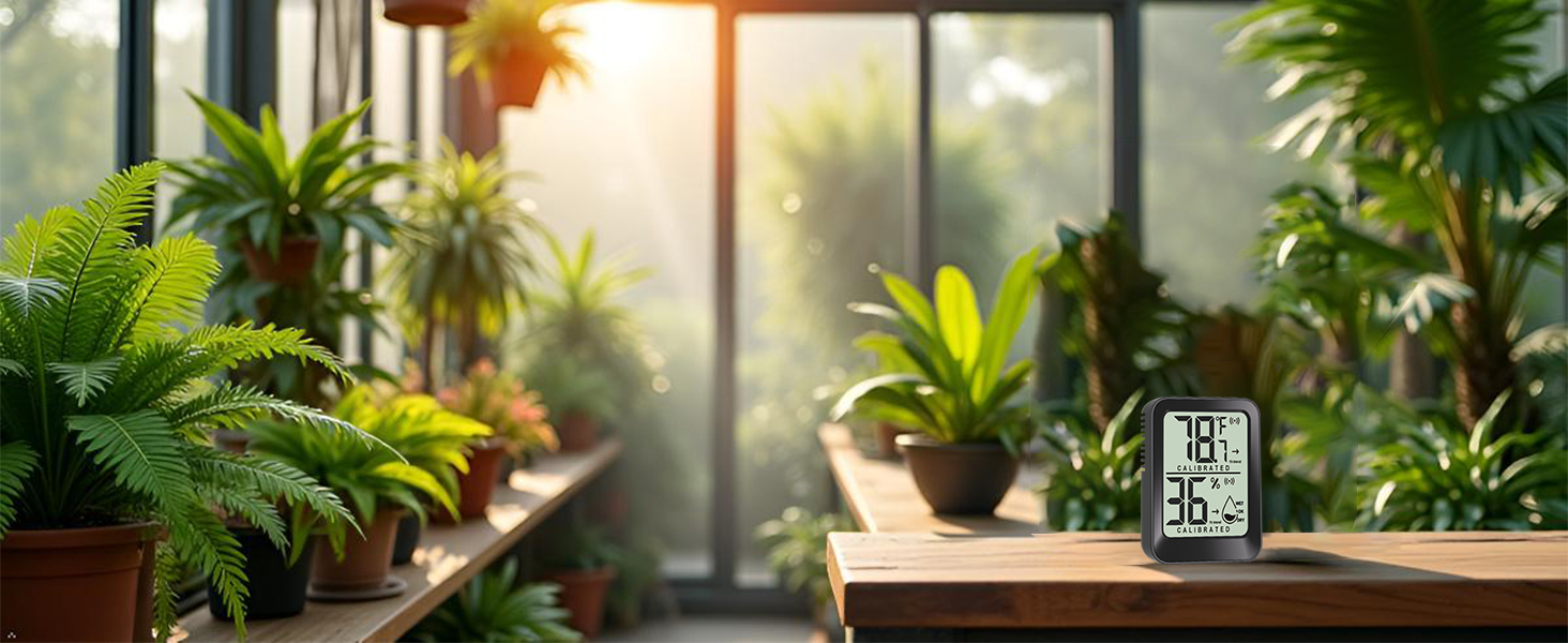 hygrometer indoor humidity for green house