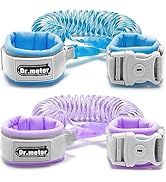 Anti Lost Wrist Link, Dr.meter 2 Pack Toddler Safety Leash with Key Lock, Reflective Child Walkin...