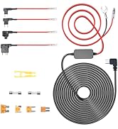 Hodeoo Dash Cam Hardwire Kit Micro USB Hard Wire Kit with 12V-24V to 5V Car Dash Camera Charger P...