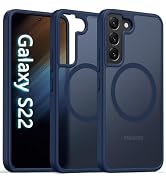 Oterkin Magnetic for Samsung Galaxy S22 Case Matte, S22 Phone Case Compatible with MagSafe Froste...