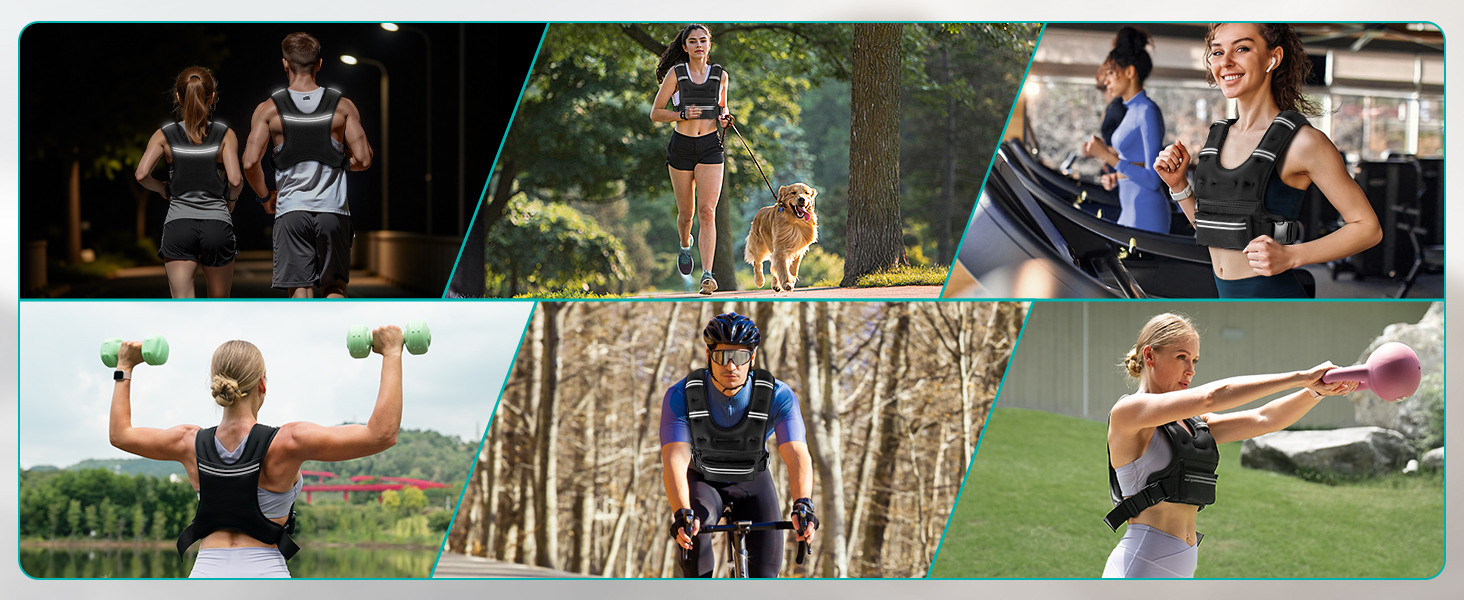 running weighted vests