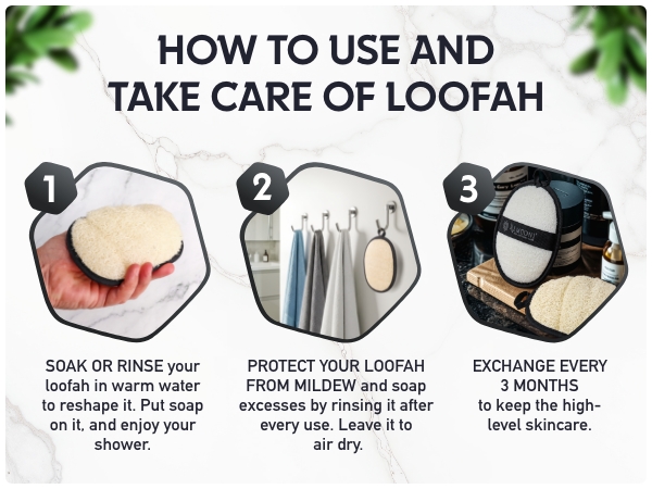 Loofah pad