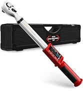 Hairich Upgrade 3/8 Inch Drive Digital Torque Wrench 5-100FT-LB/0-135N.M, Torque Range Accurate t...