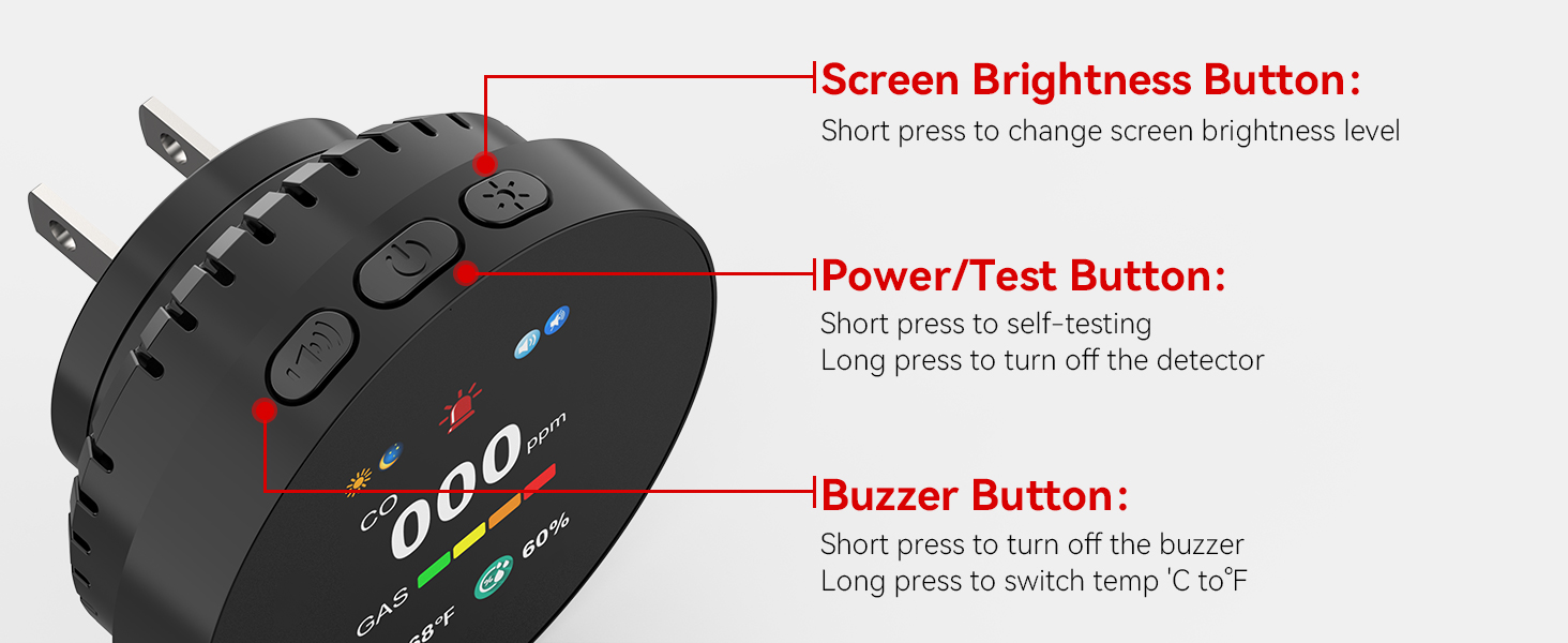 Gas &amp;amp;amp; Carbon Monoxide Detector
