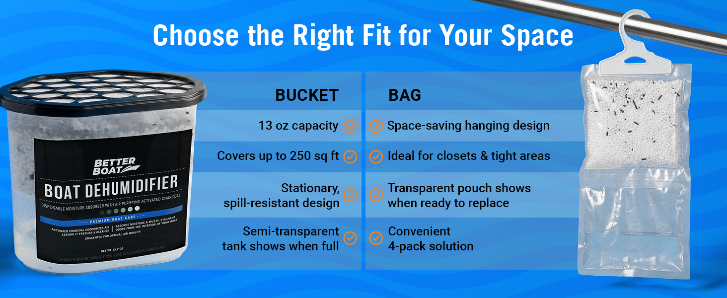 dehumidifier bucket or dehumidifier hanging bags