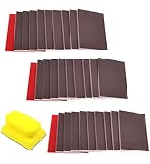 MVRPOWER 3x4 Inch Sanding Sponge Set, 30Pack Grit 120-3000 with Sanding Blocks, Includes Sandpape...