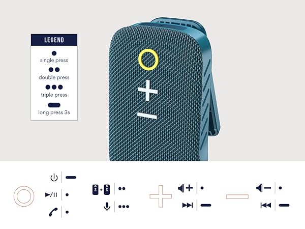 MEE audio goSPKR Wearable Clip-on Bluetooth Speaker