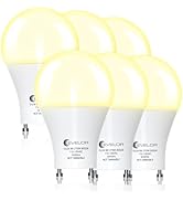 evelor GU24 LED Light Bulb,60 Watt Equivalent Soft White 2700K,Non-Dimmable,Efficient 9W,800 Lume...