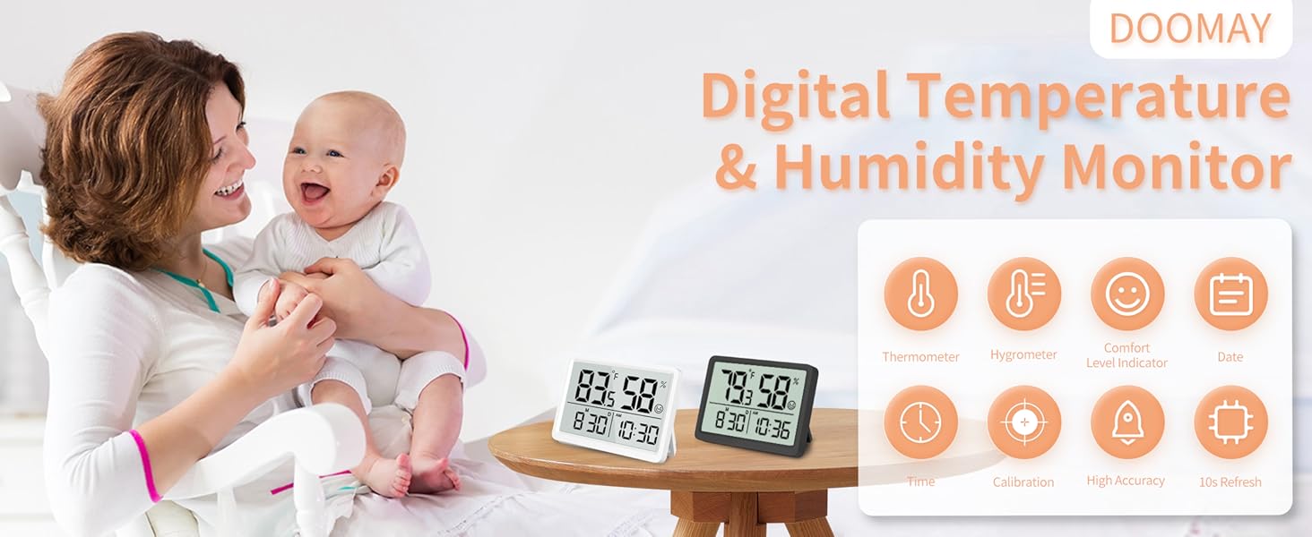 digital temperature &amp; humidity monitor