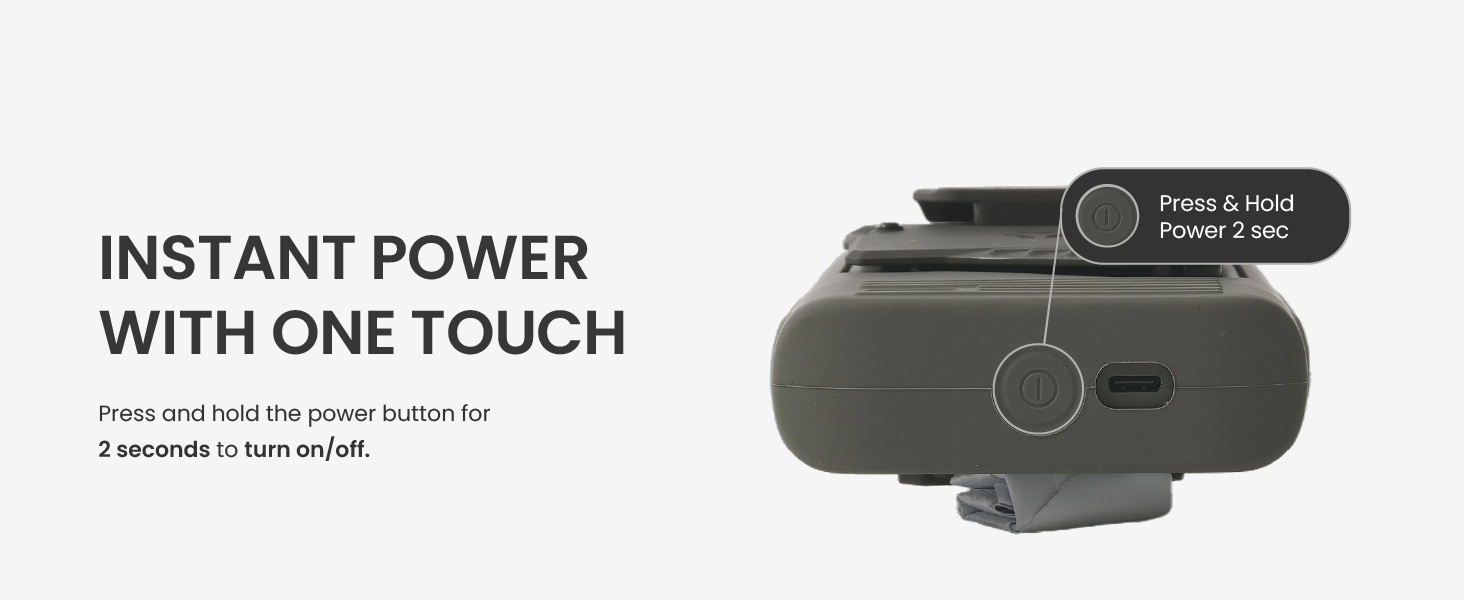 Claymore Clip Fan Rechargeable Hands-Free Clip USB-C Charging Camping, Hiking, Outdoor Use