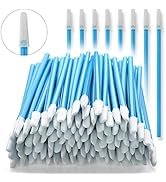 AAwipes Cleanroom Swabs Pointed Tips (100 pcs, 73mm Length, 3.2mm Head Width, Blue) Multi-Purpose...