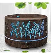 Diffusers for Essential Oils Large Room,600ml Essential Oil Diffusers for Home,Waterless Auto Off...