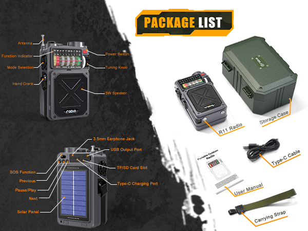 hand crank emergency weather radio