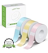 NELKO Genuine P21 Label Maker Tape, Adapted Label Print Paper, 14x40mm (0.55"x1.57"), Standard La...