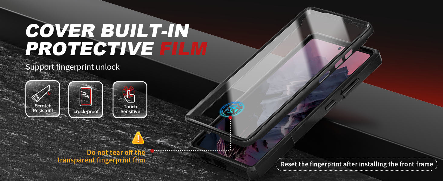 Cover Built-in Screen Protector