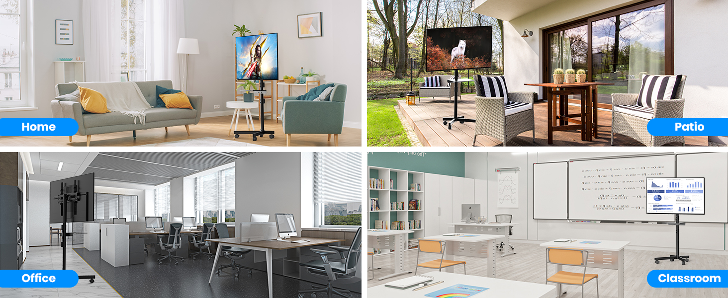 Mobile TV Cart