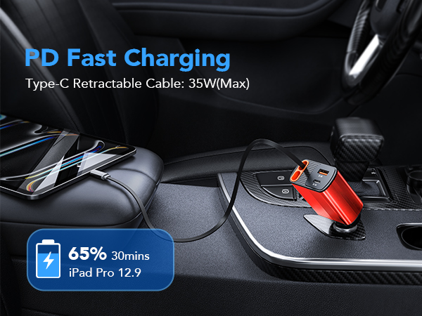 Retractable Car Charger