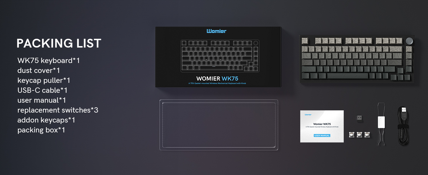 womier wk75 keyboard