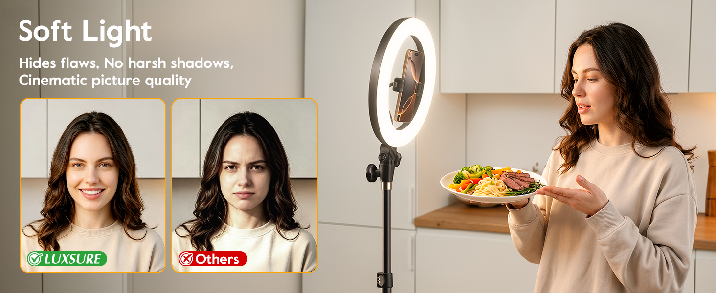 phone tripod with light