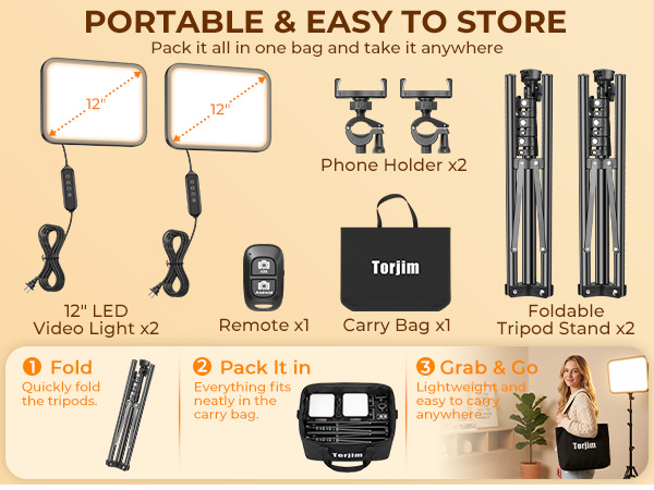 camera lighting for video recording