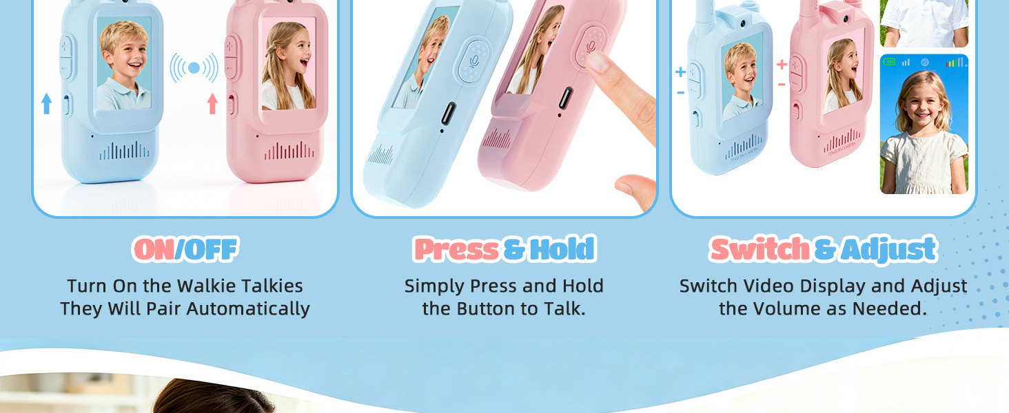 Video Walkie Talkies for Kids