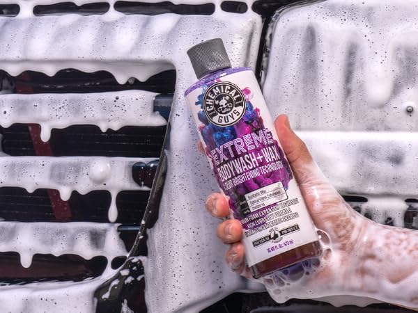 pH balanced car shampoo gentle enough for routine weekly washing on any finish