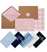 100 pack Thank You Cards with Envelopes &amp;amp;amp; Stickers