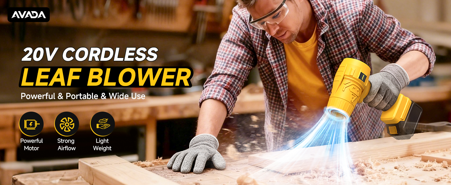 Electric Leaf Blower Cordless for Dewalt 20v Max Battery