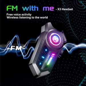 Wireless listening to the world, FM with me - X3 Headset, free voice activity