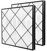 2 PACK Ture HEPA Filter Replacement Compatible with Shark HE400 HE401 HE402 HE405 UA415 Air Purif...