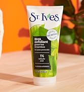 St. Ives Blackhead Clearing Face Scrub, Clears Blackheads &amp; Unclogs Pores, Green Tea &amp; Bamboo, Sa...